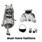 Rainbow High Shadow High Luna Madison- Grayscale 11” Fashion Doll. Grey Hair. Metallic Grey Outfit, Stylish Handbag, Great Gift for Kids 4-10 Years Old