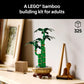 LEGO Botanicals Lucky Bamboo Building Set - Artificial Plant for Indoor Home Décor, Adults Ages 18+ - Fake Plant Decoration for Table, Desk, Office - Gift for Birthdays - 10344