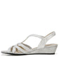 LifeStride Womens Yaya Shoes Silver Gore/Synthetic 9 M