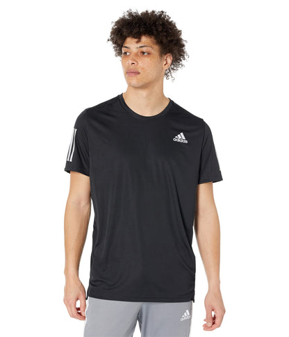 adidas Men's Standard Own The Run , Black/Reflective Silver, Small