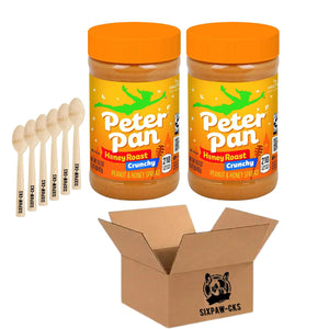 Peter Pan Crunchy Honey Roast Peanut Spread, 16.3 oz (Pack of 2)