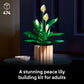 LEGO Botanicals Peace Lily Flower Building Set for Adults - Gifts for Birthdays - DIY Bedroom, Book Shelf & Office Decor for Women & Men, Ages 18+ - Artificial Flowers Crafting Kit - 11504