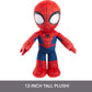 Mattel Marvel Plush Talkers Soft Toy, 11.75-Inch Spider-Man Figure with 10 Sounds & Phrases