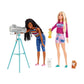 Barbie It Takes Two Camping Playset with Tent, 2 Barbie Dolls & 20 Pieces Including Animals, Telescope & Accessories, Toy for 3 Year Olds & Up (Amazon Exclusive)