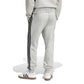 adidas Men's Essentials 3-Stripes Fleece Pants, Medium Grey Heather/Black, Small