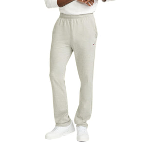 Champion Men's Open-Bottom Lounge Pants, Standard Fit, Lightweight 100% Cotton, Available in Regular and Big & Tall, Oxford Gray Heather, XX-Large