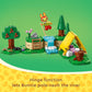LEGO Animal Crossing Bunnie’s Outdoor Activities Buildable Creative Playset for Kids, Includes Video Game Toy Minifigures Tent and Rabbit, Animal Crossing Toy for Girls and Boys Aged 6 and Up, 77047