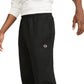 Champion Men's Open-Bottom Lounge Pants, Standard Fit, Lightweight 100% Cotton, Available in Regular and Big & Tall, Black, Medium