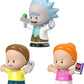 Little People Collector Rick and Morty TV Series Special Edition Set in a Display Gift Box for Adults & Fans, 3 Figures