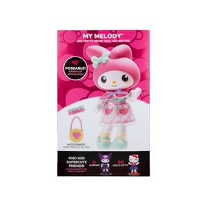 Hello Kitty® and Friends Premier 8-Inch Articulated Figure - Classic My Melody™ Series 1 Poseable Doll - Officially Licensed Sanrio Product - Ages 6+