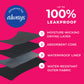 Proof. by Always Brief, Super Heavy Absorbency Period Underwear for Women - Holds up to 7 Regular Tampons - Washable Leakproof Period Panties - 2XL, Black