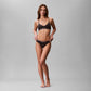 Calvin Klein Motive Cotton Multipack Thong Panty Charcoal Heather/Black
