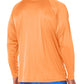 Columbia Men's PFG Terminal Tackle Long Sleeve Fishing Shirt, Bright Nectar/Vivid Blue Logo, Medium