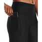 Under Armour Womens HeatGear Armour High Waisted Pocketed No-Slip Capri , Black (001)/White , X-Small