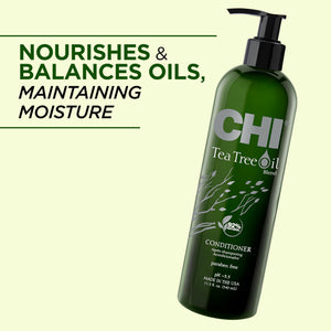 CHI Tea Tree Oil Conditioner, Refreshing, Lightweight Conditioner For Nourishing & Rejuvenating Hair, Sulfate, Paraben, & Cruelty-Free, 11.5 Oz