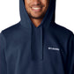 Columbia Mens Trek Long Sleeve Hoodie, Collegiate Navy/CSC Sleeve Logo, XX-Large