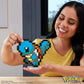 MEGA Pokémon Action Figure Building Set, Squirtle Pixel, Retro Squirtle, 367 Pieces, Table or Wall, Collector Building Show, HTH77