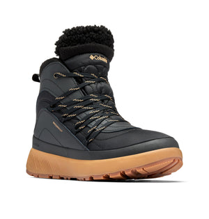 Columbia Womens Red Hills Omni-Heat Insulated Waterproof Snow Boot, Black/Sahara, 10