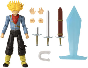Bandai Dragon Ball Super Dragon Stars Battle Pack Future Trunks vs Fusion Zamasu Action Figure Set, 12 Pieces