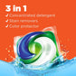 Tide PODS laundry detergent pacs, 3-in-1 Stain Remover, Odor Fighter, Color Protector, 57 Count, HE compatible, Clean Breeze Scent