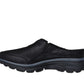 Skechers Women's Easy Going-Latte 2 Mule, Black, 8