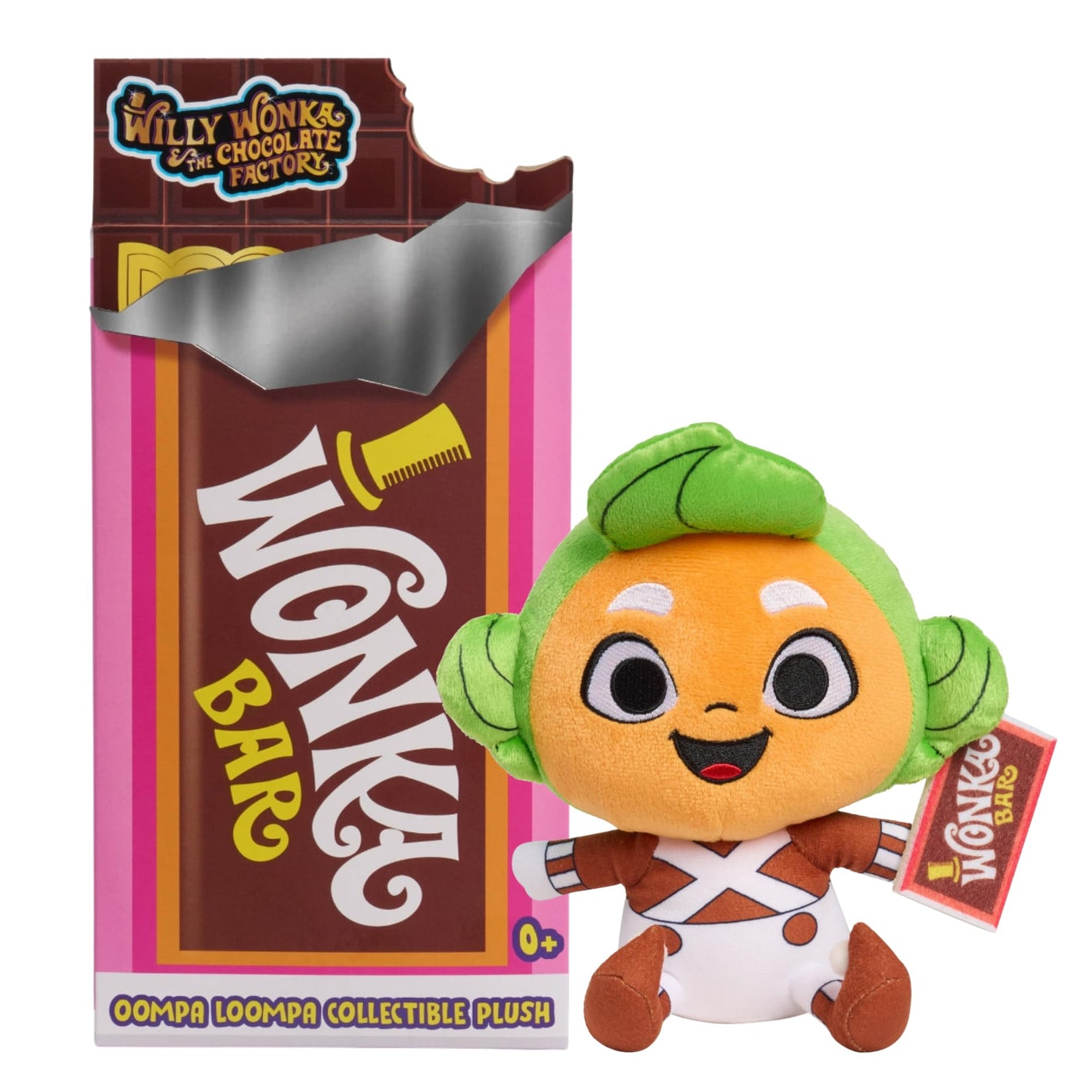 Willy Wonka Oompa Loompa Collectible Plush, Scented Mystery Box, 6.5 inches, Chocolate Factory Character