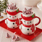 HERSHEY'S KISSES Candy Cane Flavored, Christmas Candy Bag, 9 oz