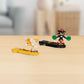 AKEDO Sonic The Hedgehog Versus Pack with Tails and Shadow, Mini Collectable Battling Action Warriors, 2.25 Inches Tall, Contains 2 Battle Controllers