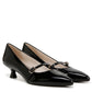 LifeStride Womens Madelyn Kitten Heel Pump Black Patent 10 M