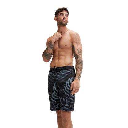 Speedo Men's Swim Trunk Knee Length Boardshort Bondi Printed