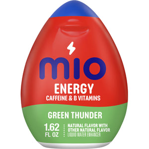 Mio Energy Green Thunder Liquid Water Enhancer 1.62 Fl Oz (Pack of 12)