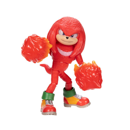 Sonic 3 The Hedgehog The Movie - 5" Knuckles Action Figure - Articulated Figure - Jakks Pacific