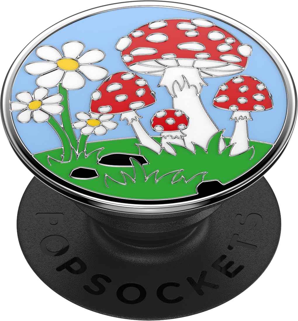 PopSockets Phone Grip with Expanding Kickstand, Adhesive Grip - Enamel Fun Guy