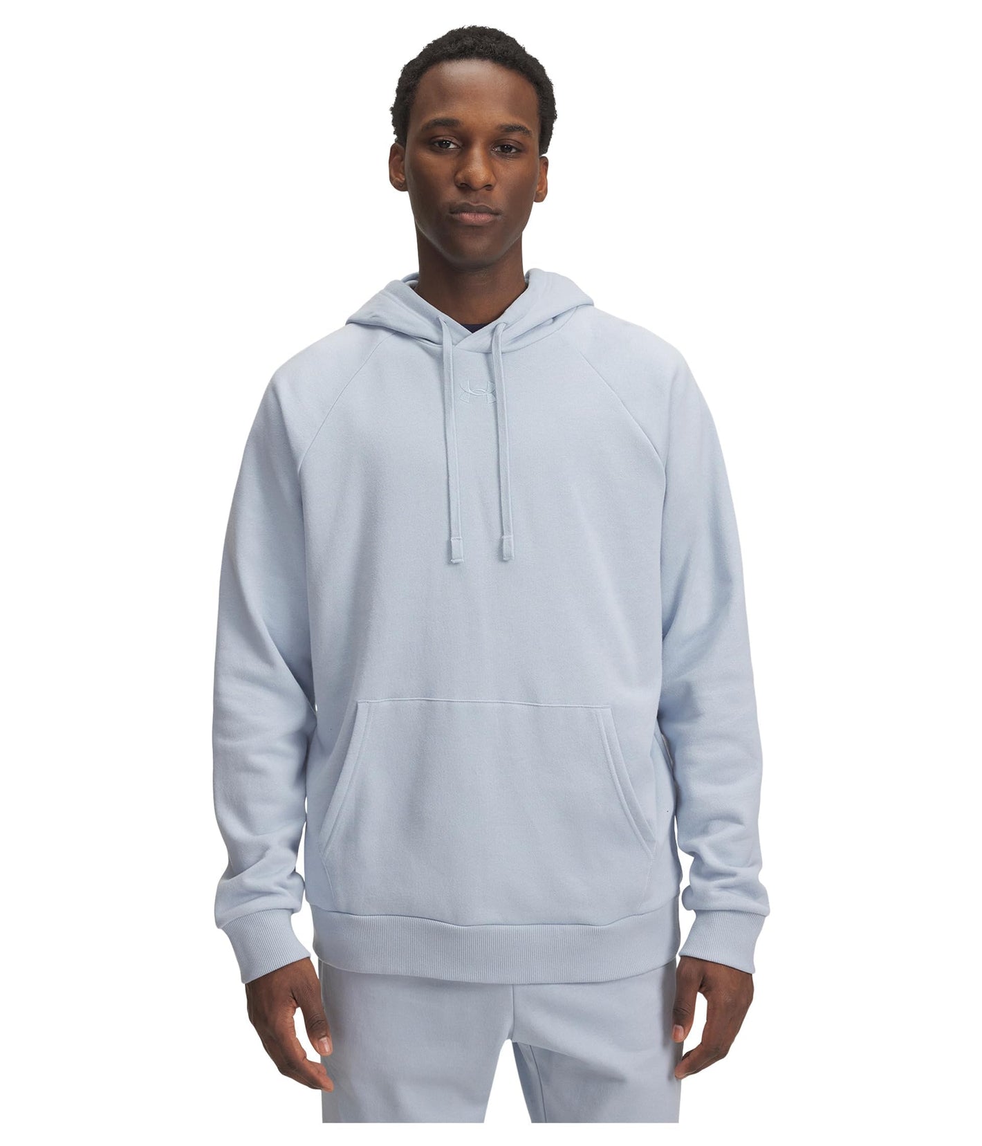 Under Armour Men's Rival Fleece Hoodie, (453) Blue Calm / / Blue Calm, Large