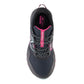 New Balance Women's 410v8 Trail Running Shoe, Black/Bright Cyan/Hi-Pink, 6 M