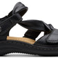 Clarks Women's Laurieann Bell Sandal, Black Leather, 9