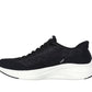 Skechers Men's Contour Foam Cozy Fit Hands Free Slip-in Sneaker,Black/White,13 Wide