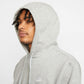 Nike Pull Over Hoodie, Dark Grey Heather/Mattelic Silver/White, XX-Large