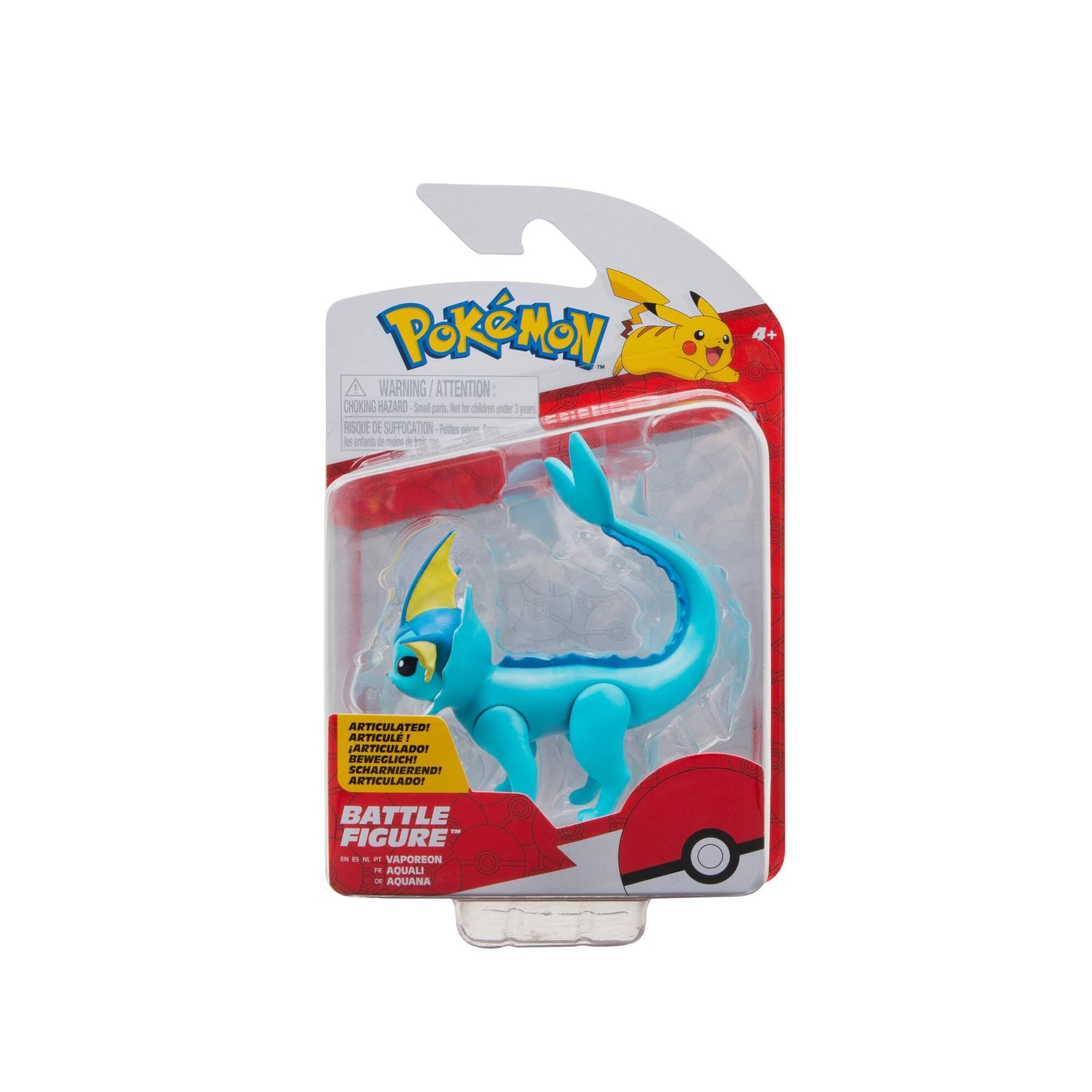 Pokémon PKW3578 - Battle Figure Pack - Aquana Official Detailed Figure, 7.5 cm