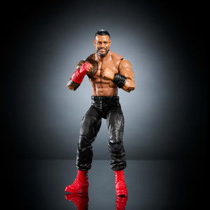 Mattel WWE Elite Collection Action Figure & Accessories, Premium Live Event Roman Reigns Set, SummerSlam with William Regal Build-A-Figure Parts