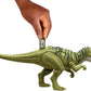 Mattel Jurassic World Wild Roar Dinosaur Action Figure, Ceratosaurus with Continuing Snapping Chomp Attack & Roar Sound, Posable Toy with Digital Play