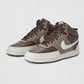 Nike Men's Court Vision Mid Next Nature Shoes, Baroque Brown/Light Bone-Mink Brown, 8.5