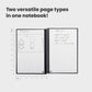 Rocketbook Core Smart Spiral Notebook, Dot-Grid and Lined Pages, 36 Pages, 6"x8.8", Black
