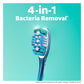 Colgate 360 Deep Clean Soft Toothbrush for 4 in 1 Bacterial Removal, Features Floss Tip Bristles and Tongue Cleaner, 4 Count