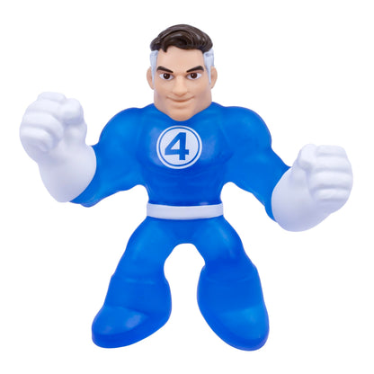 Heroes of Goo Jit Zu Marvel Studios The Fantastic 4 First Steps, Mister Fantastic Stretchy, Goo Filled 4.5" / 11.4 CM Action Figure, with Unique Gel Fillings 3 to Collect