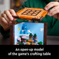 LEGO Minecraft The Crafting Table, Collectible Video Game Building Set with Minecraft Figures, Mobs and Biomes, 15 Year Anniversary Model, Build and Display Minecraft Gift for Adults, 21265