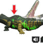 Mattel Jurassic World Wild Roar Stomatosuchus Dinosaur Action Figure Toy, Sounds & Attack & Lights, Scan Code for Digital Play