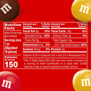 M&M’S Peanut Butter & Jelly Milk Chocolate Candy, 44.3 oz Resealable Jar