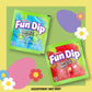LIK-M-AID Fun Dip Easter Candy, Wonderous Watermelon and Strawberry Licious, Easter Candy, 6.88 oz (16 pouches)