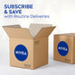 NIVEA Sensitive and Radiant Face and Body Cream for Dry, Sensitive Skin, Vegan Body and Face Moisturizer with Shea Butter and Aloe Vera, 6.8 Oz Tube, Pack of 3